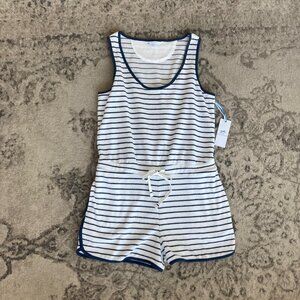NWT Southern Tide Striped Terry Romper